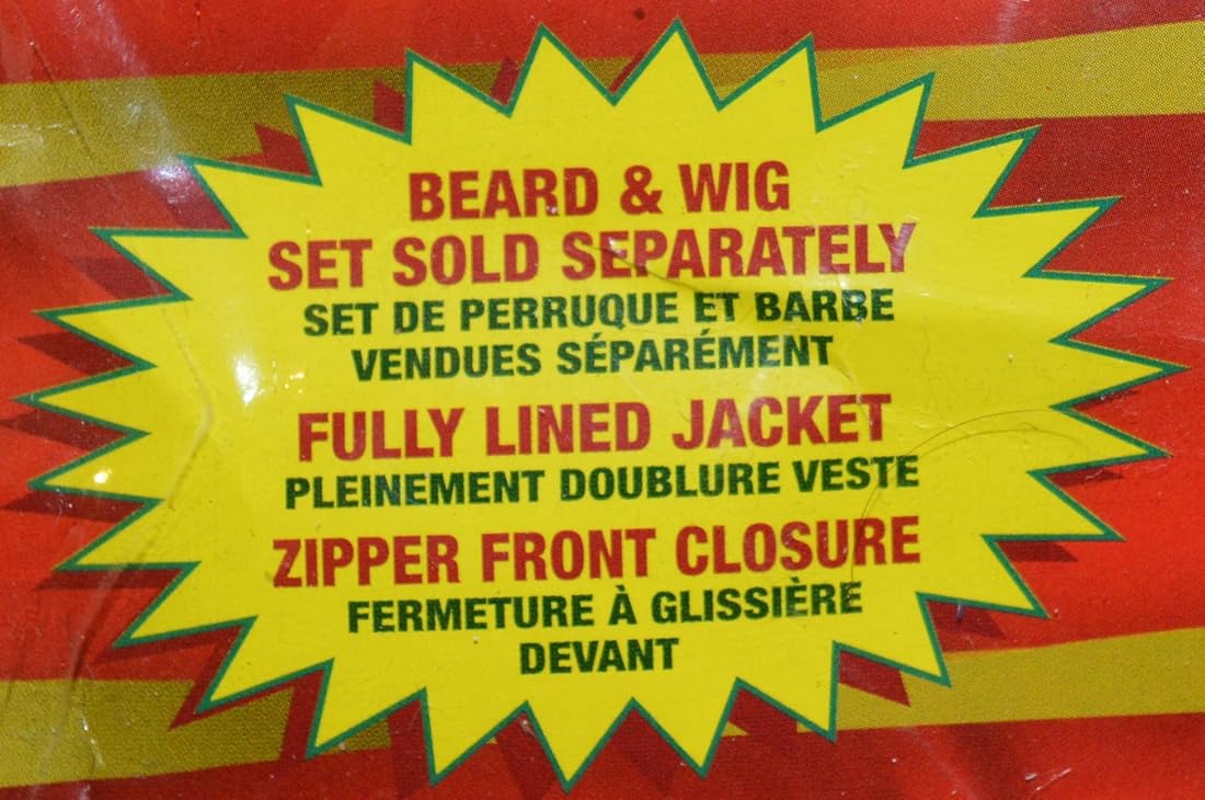 Disfraz de navidad color Rojo Blanco, Estándar