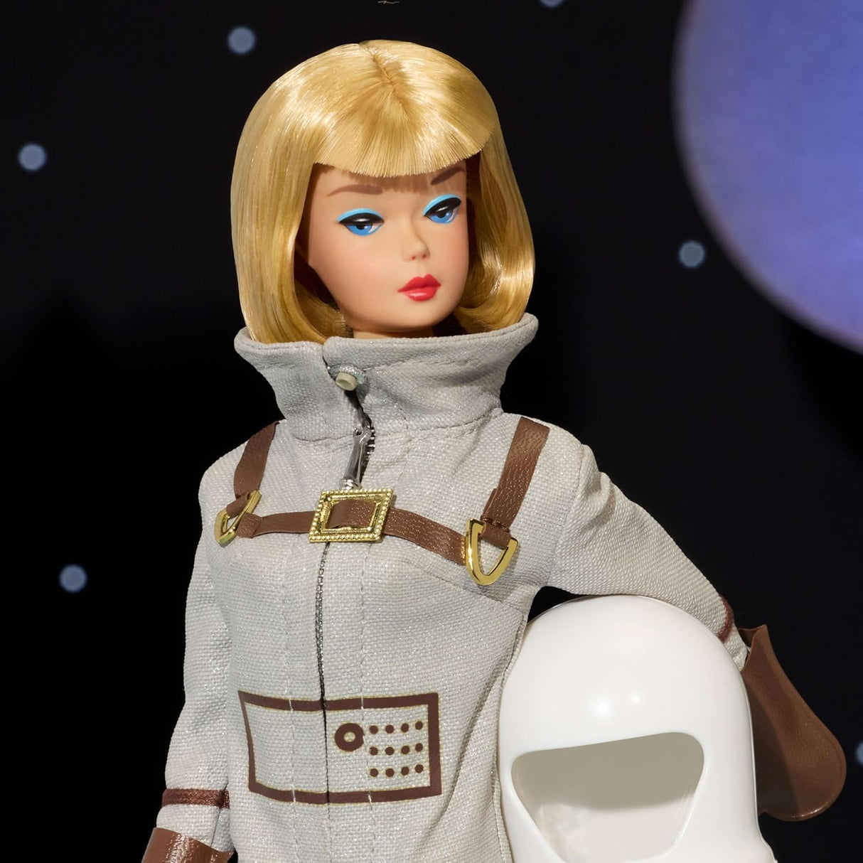 Muñeca Barbie Astronauta Coleccionista Con Traje Plateado, Accesorios, 1965