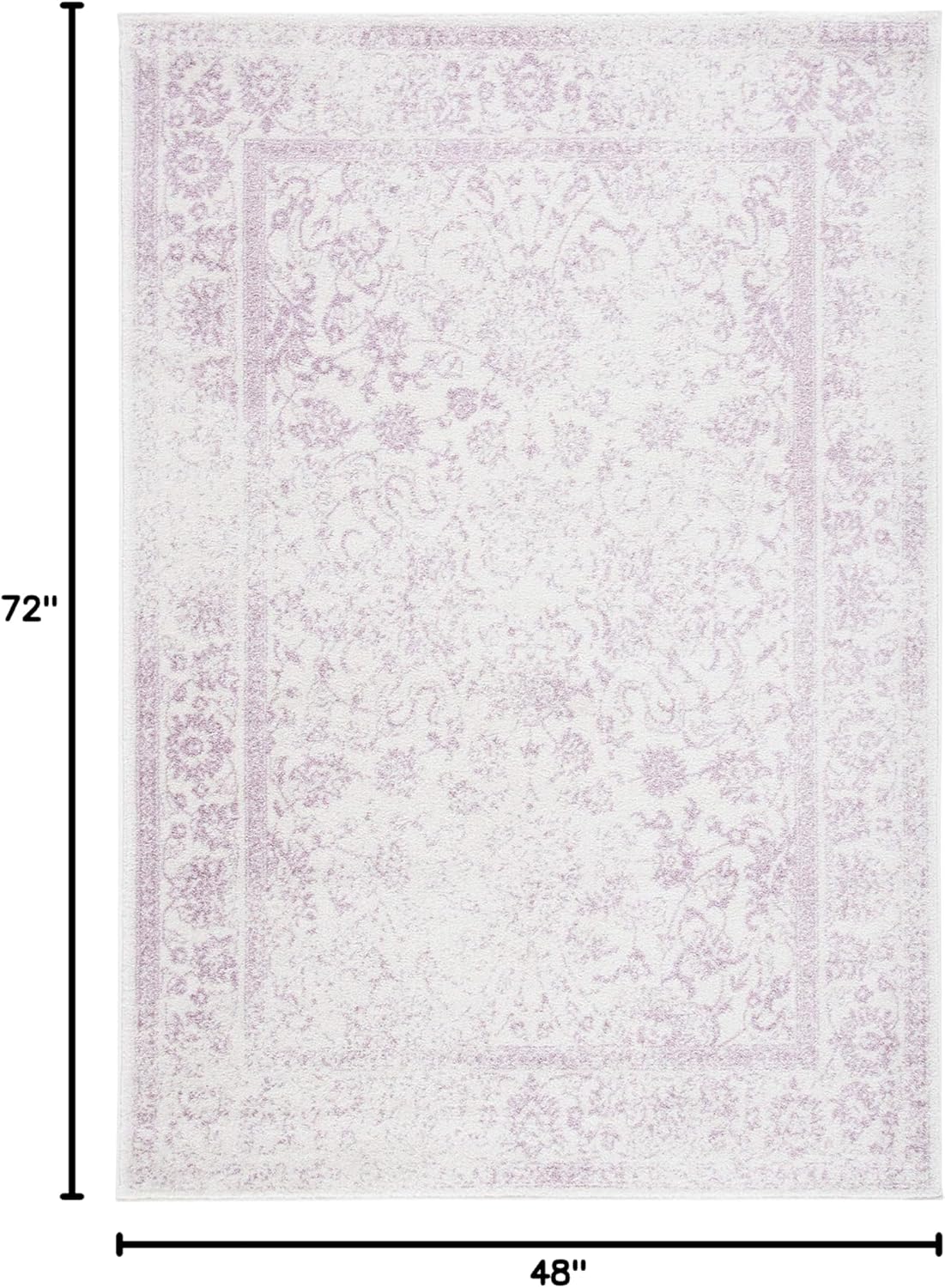 Alfombra Acento Oriental Distressed, Fácil Cuidado, ADR109U