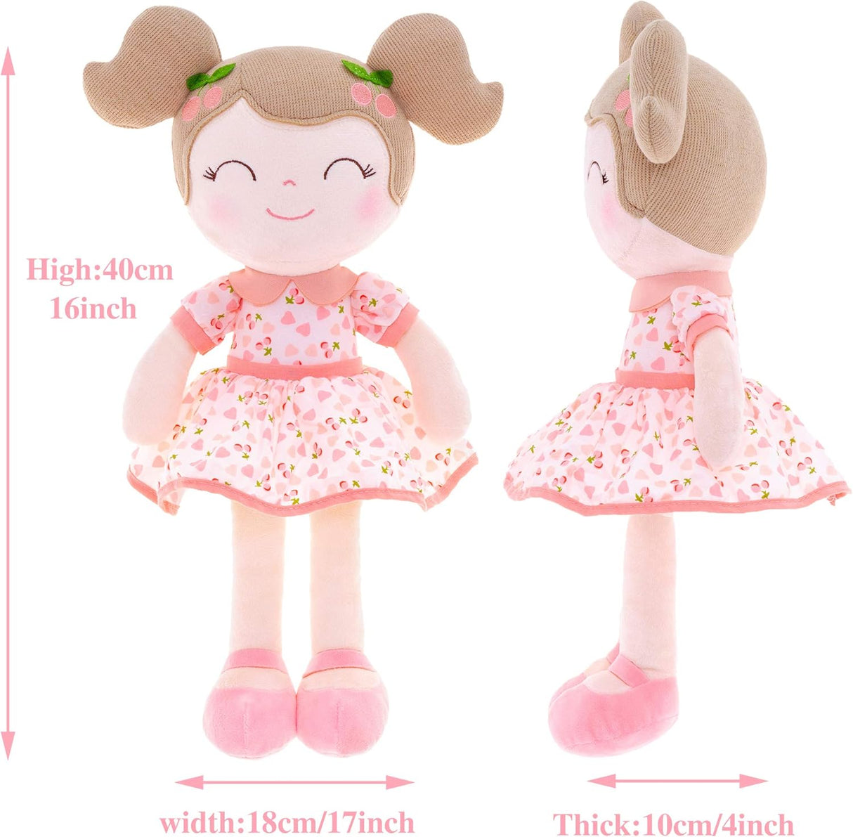Peluche de Muñequita Gfts Combinación rosada 16 pulgadas