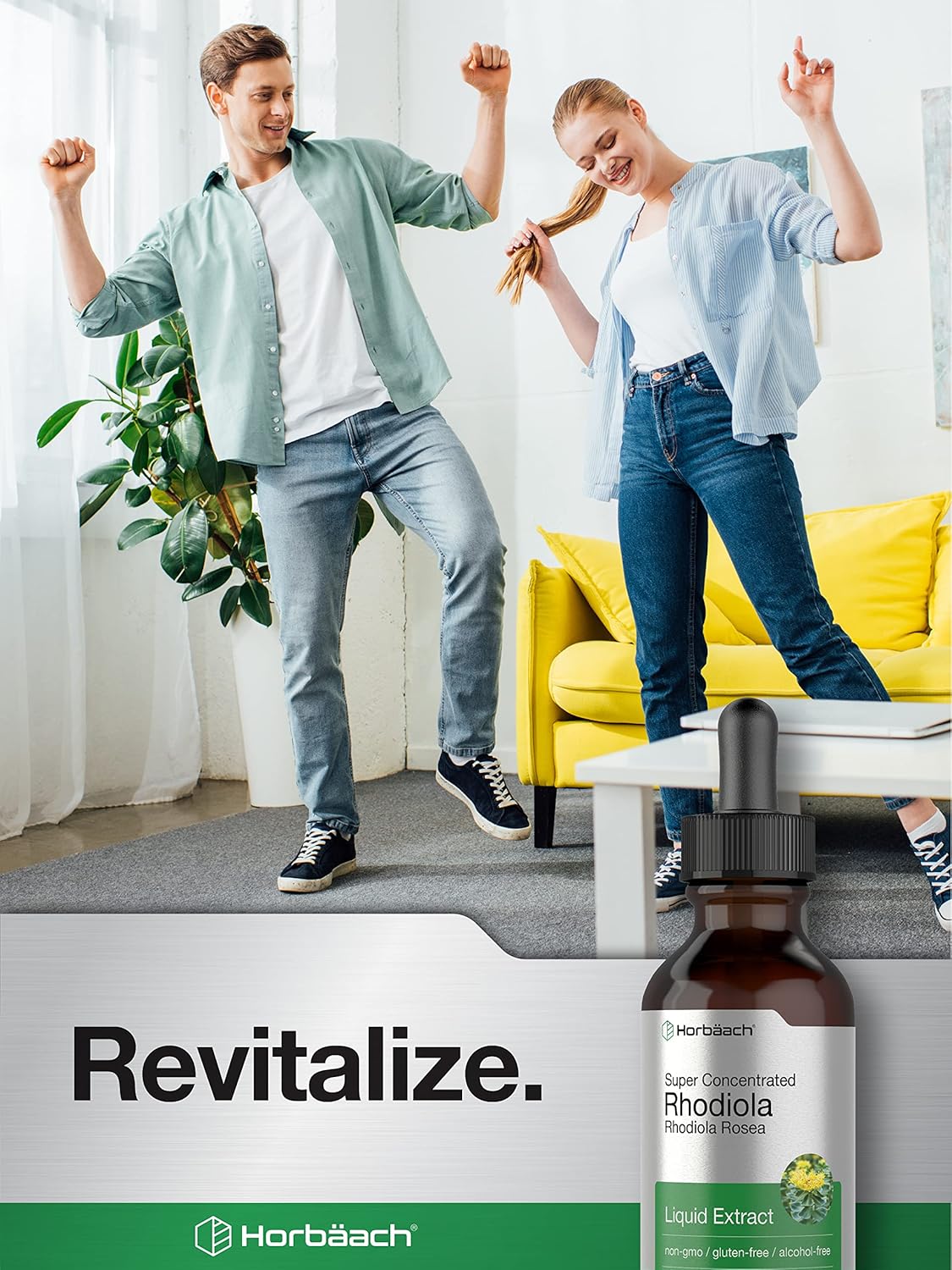 Suplemento Tintura raíz de rodiola rosea 2 oz sin gluten