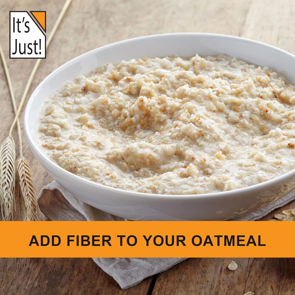 Psyllium Husk Powder - It's Just! Fibra Dietética 10oz