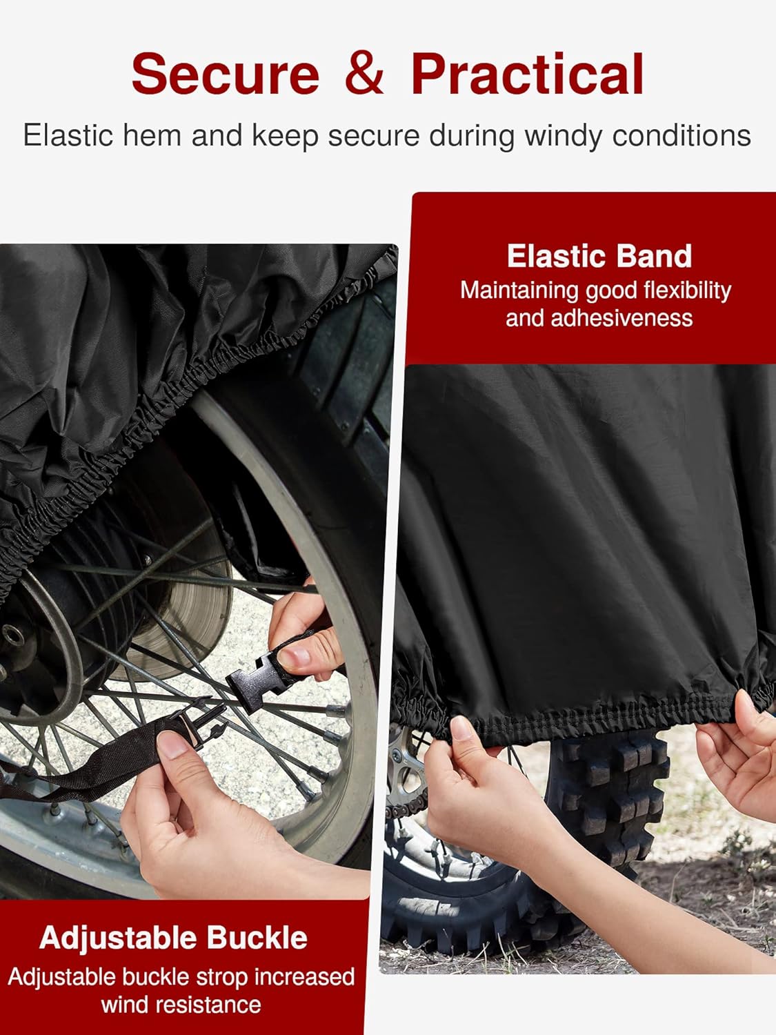 Funda de Bicicleta Exterior Impermeable con Agujero para Candado