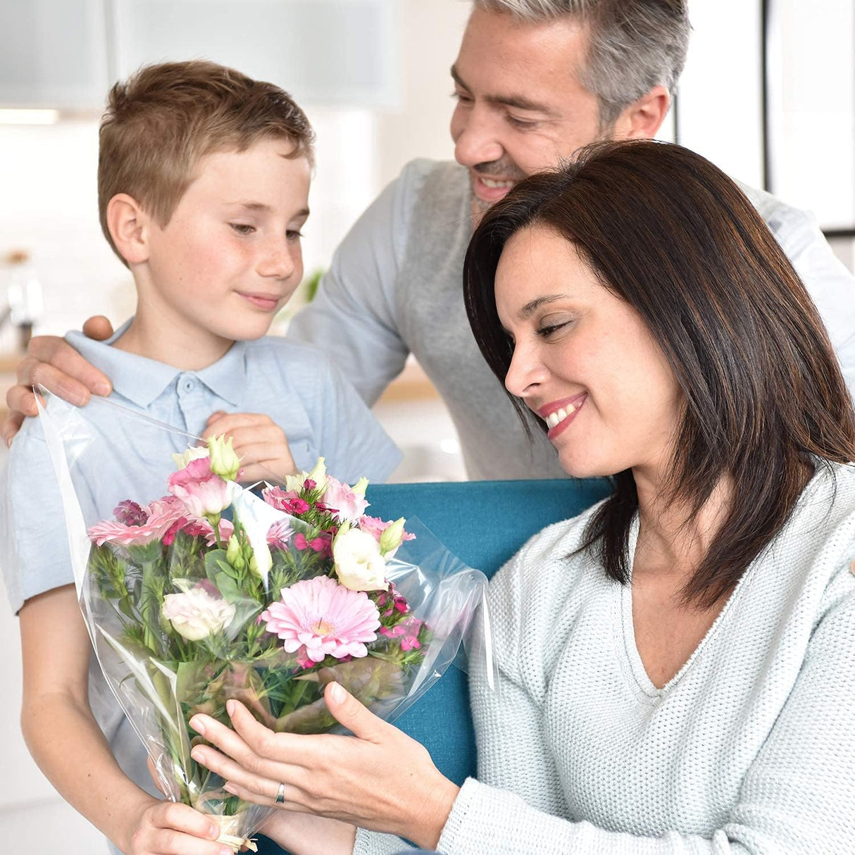 Rollo de envoltura de celofán Morepack 16x100 ft para regalos