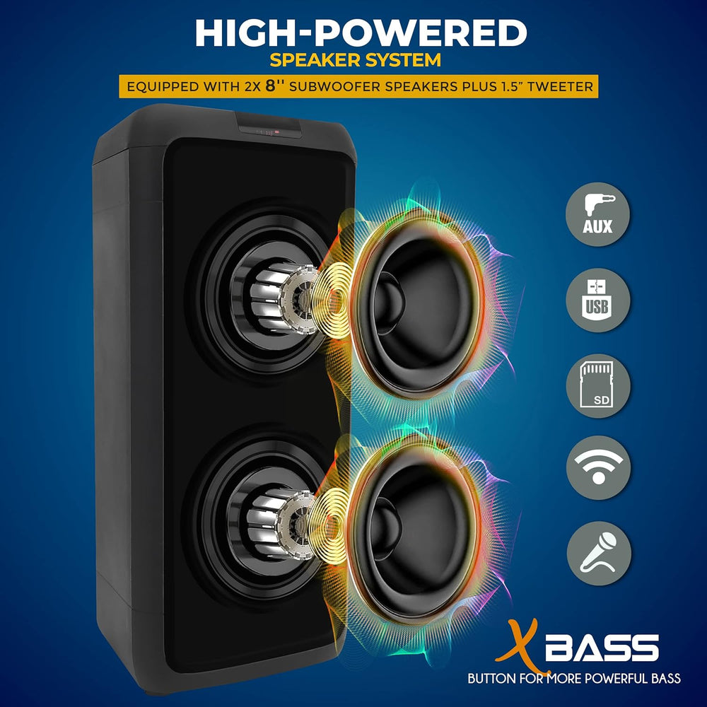 Sistema de altavoces Bluetooth PA portátil