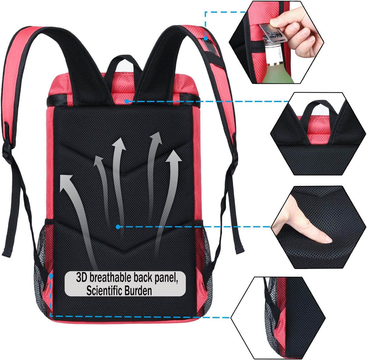 Mochila térmica suave aislada a prueba de fugas