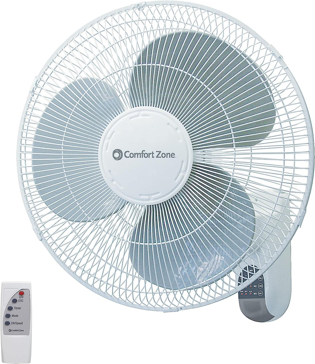 Ventilador de Pared Oscilante Comfort Zone, 16, CZ16WR