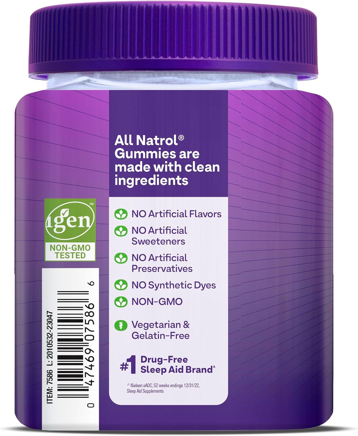 Suplemento dietético para dormir bien con 10mg, 60 gomitas