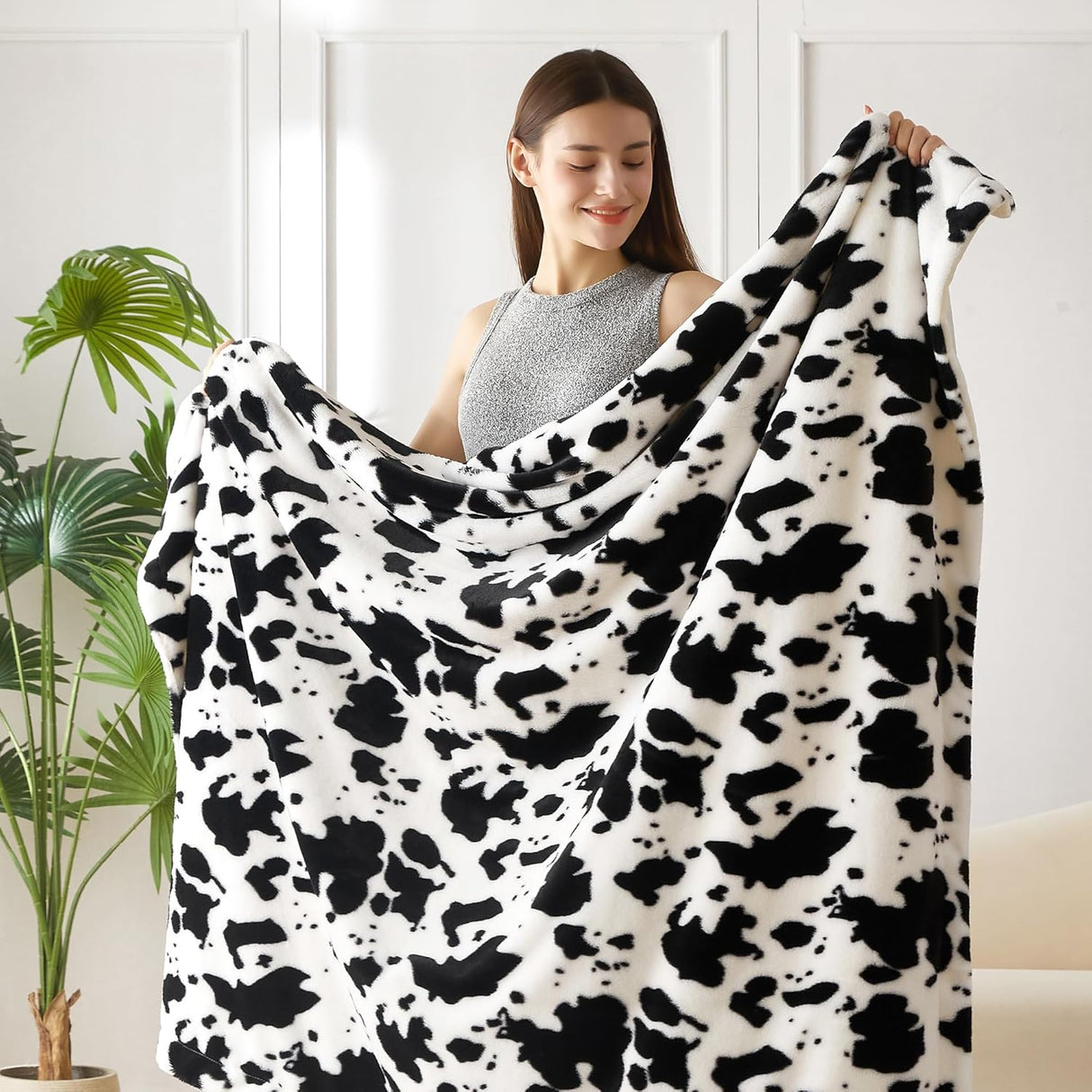 Manta de piel sintética COOVA, suave y cómoda 50x60 pulgadas