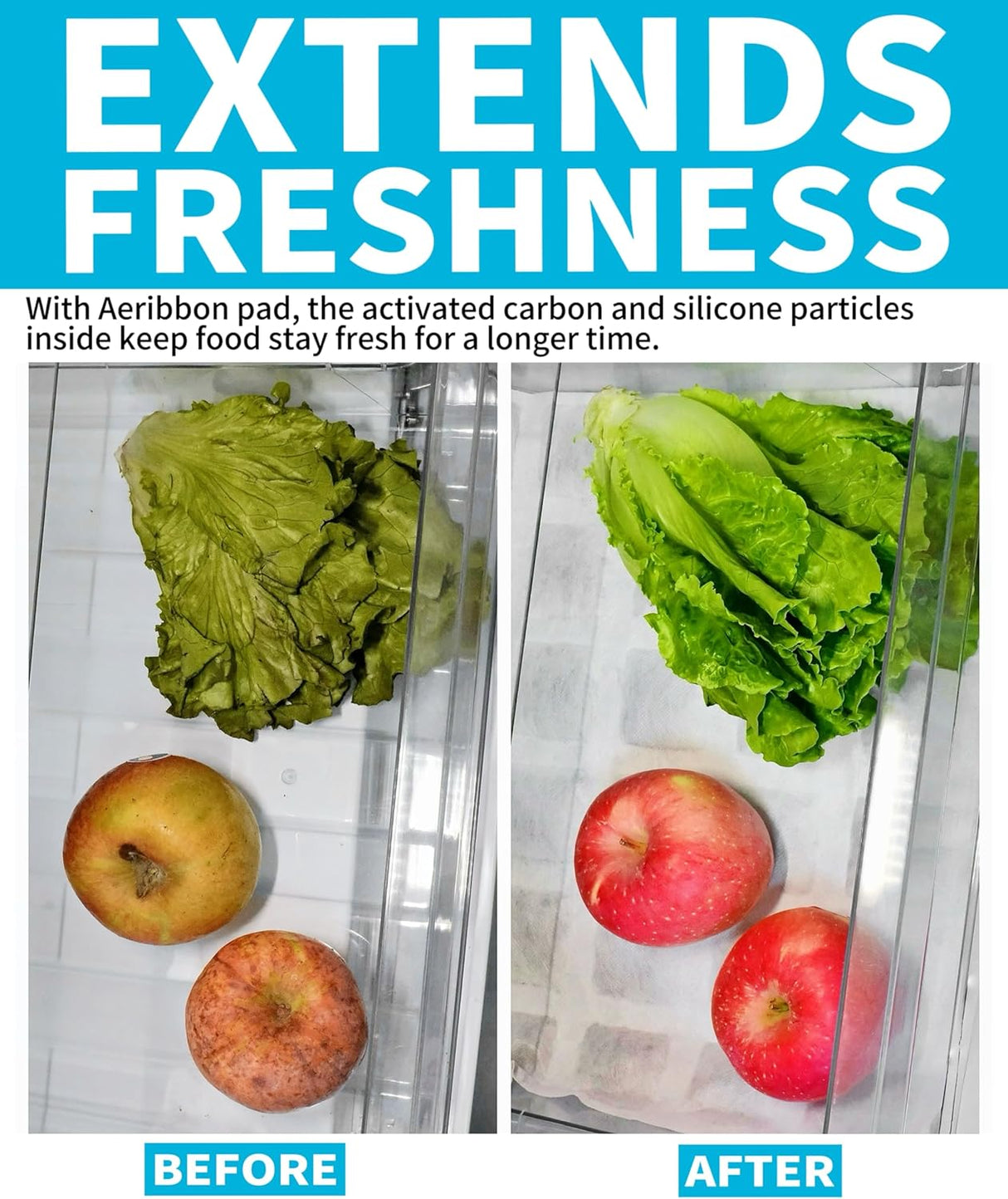 Desodorizador Refrigerador 2 Pack, Absorbe Olores y Humedad