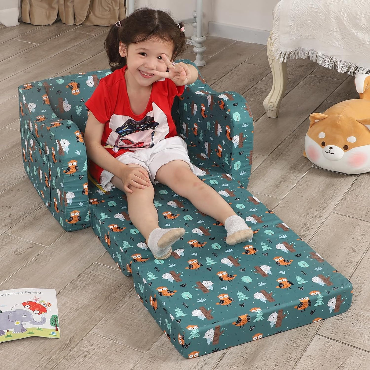 Silla infantil plegable convertible a cama Unisex para niños