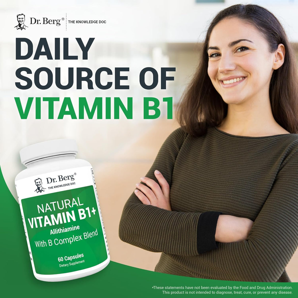Complejo de Vitaminas B1, B6, B12 para Hombres y Mujeres