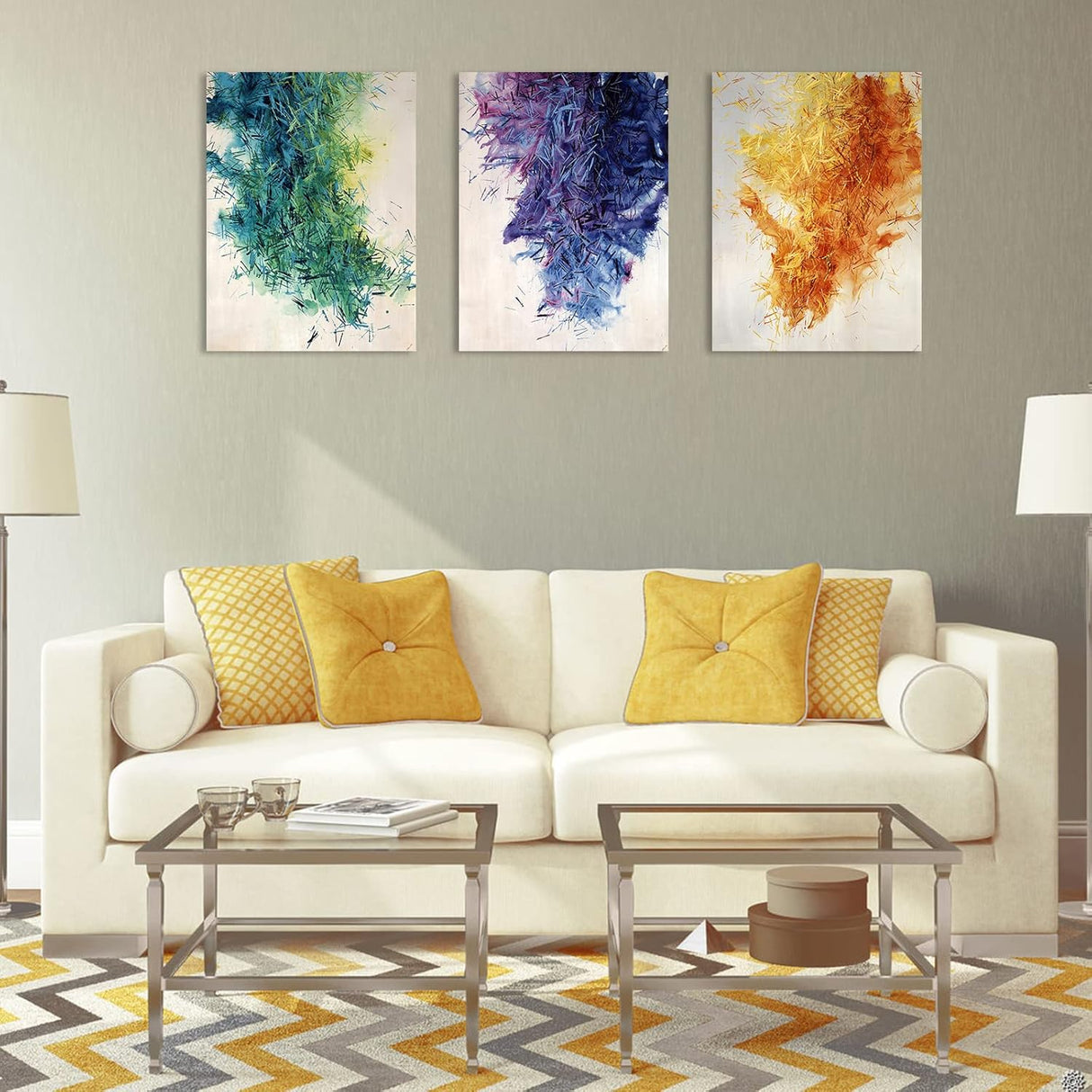 Paneles Acústicos Decorativos, 3 Piezas, 16x12 Pulgadas