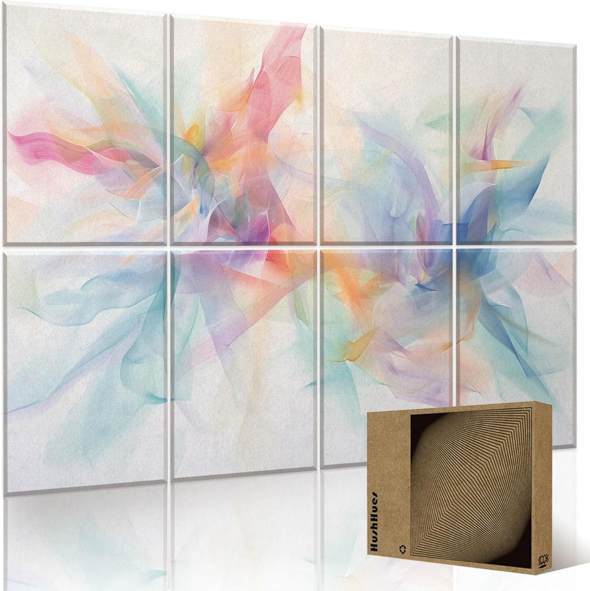 Paneles Acústicos 8-Pack para Tratamiento Sonoro, 48x32