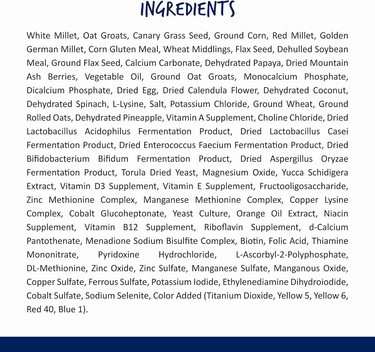 Vitakraft fortificado con vitaminas,2 libras (paquete de 1)