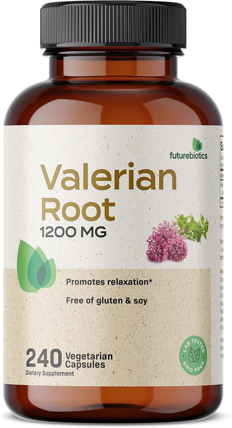 Suplemento Raíz de valeriana 1200 mg promueve la relajación