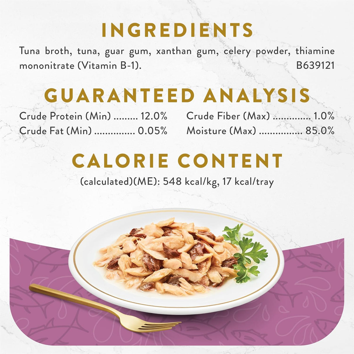 Purina Fancy Feast Golosinas Atún Tongol Sin Granos - 10 Trays