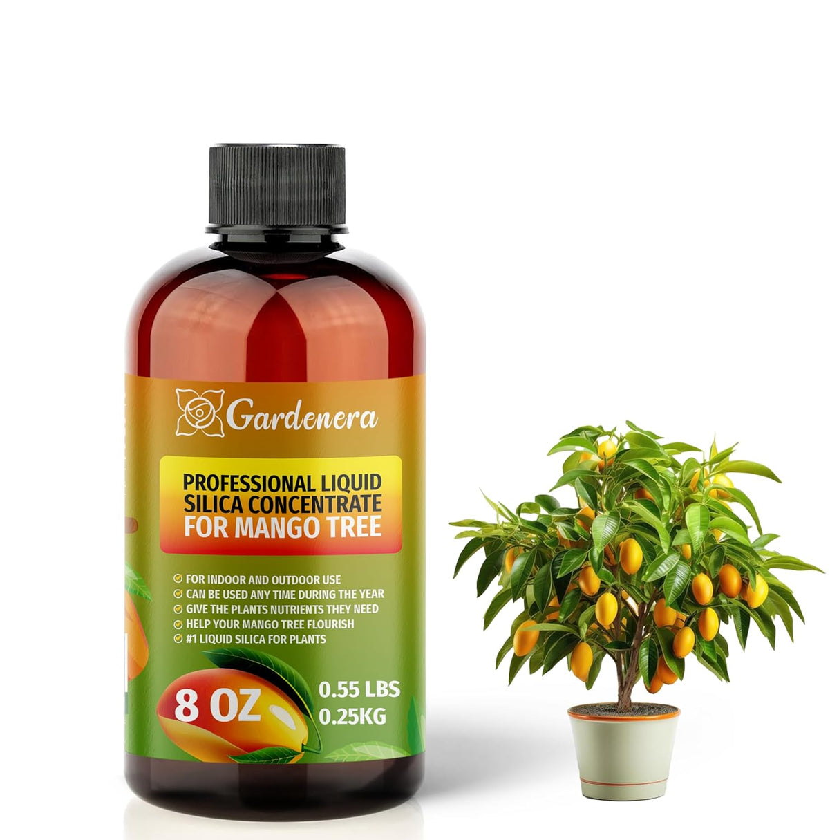 Suplemento de Silicato Líquido - 8oz - Mango Tree - 45 Gal
