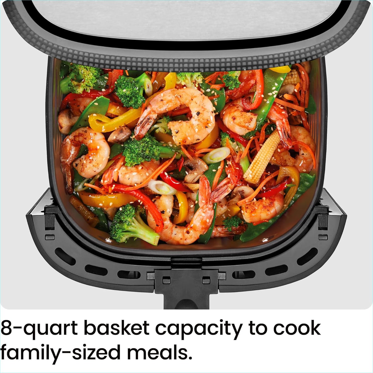 Freidora de aire Chefman TurboFry XL 8 Qt, digital, automática