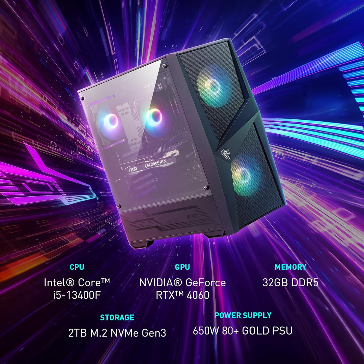 Computador de Escritorio para juegos Codex R Intel Core i5