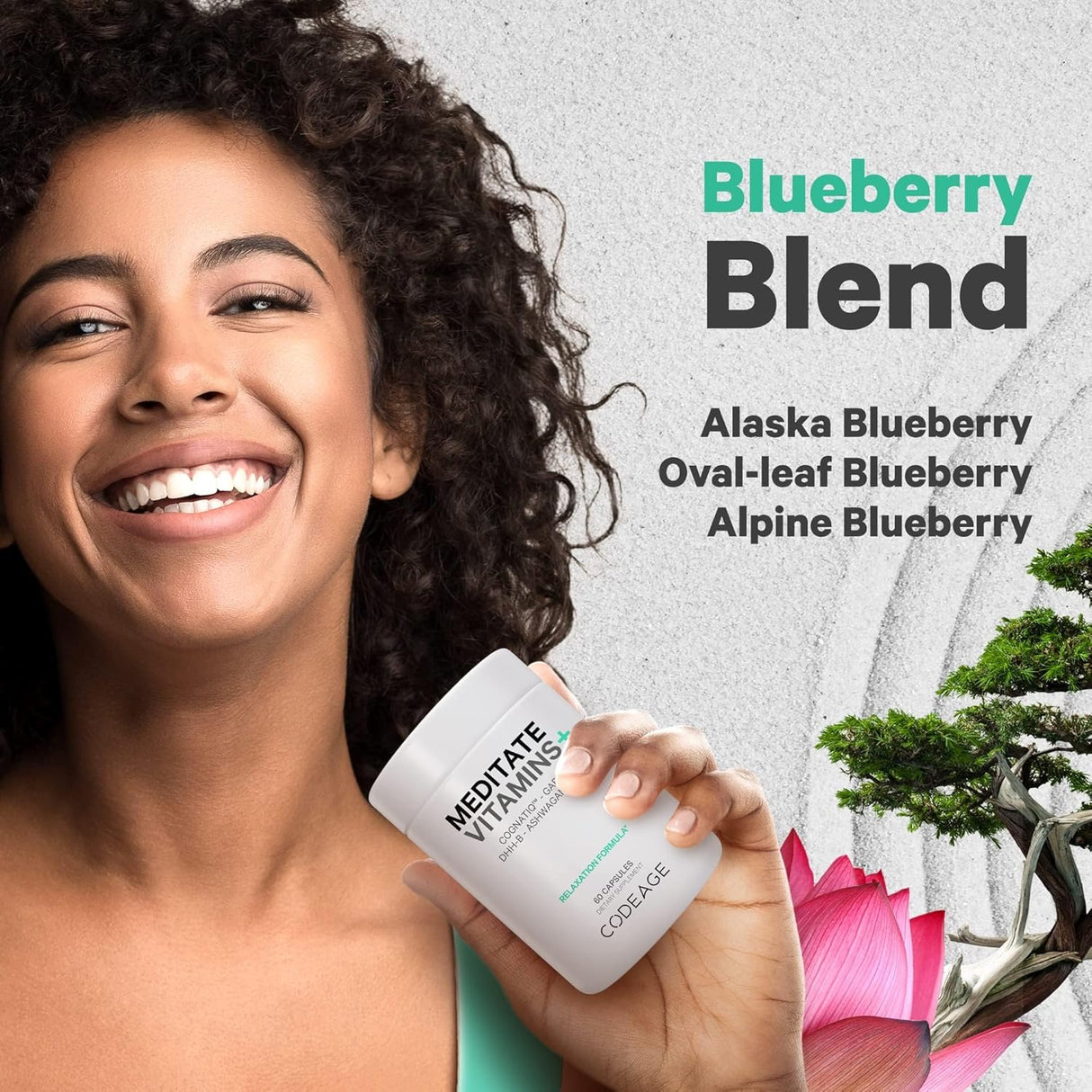 Suplemento Vitaminas GABA DHH-B CognatiQ Ashwagandha 60 u