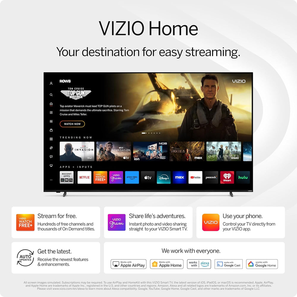 Televisor Smart VIZIO 32 1080p, DTS Virtual: X, VFD32M-08