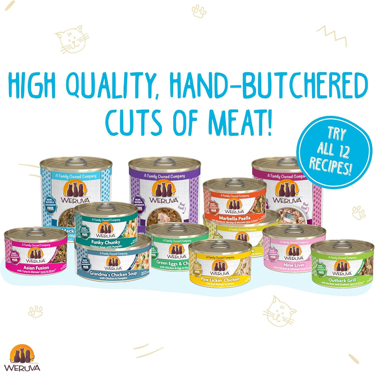 Comida húmeda natural para gatos sin cereales