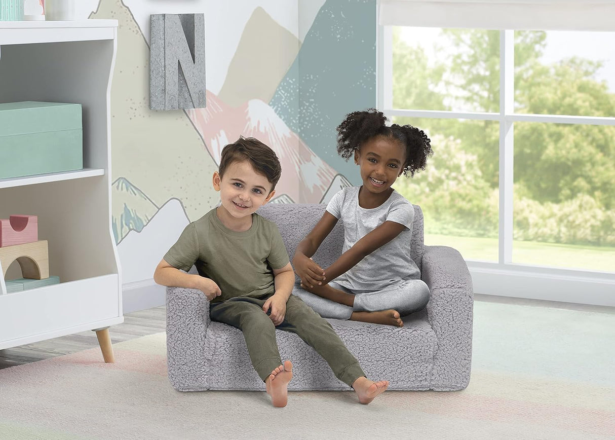 Silla convertible 2 en 1 en cama abatible para niños, Gris