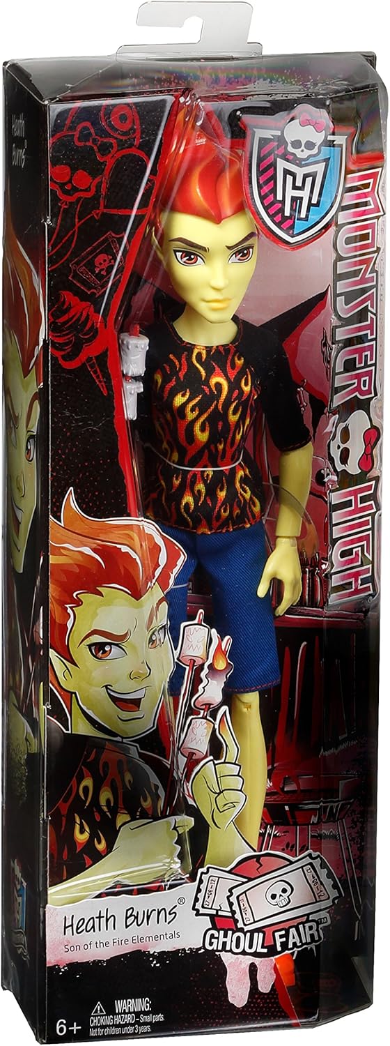 Muñeca Heath Burns de Monster High, Ghoul Fair, modelo CHW72