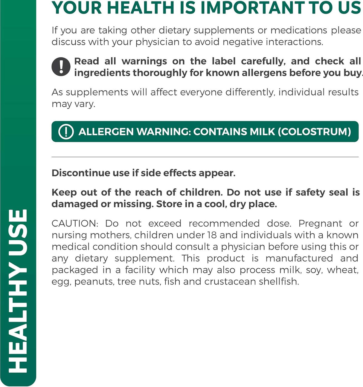 Suero de Leche 1,000mg - Apoyo Inmunológico - 60 Cápsulas