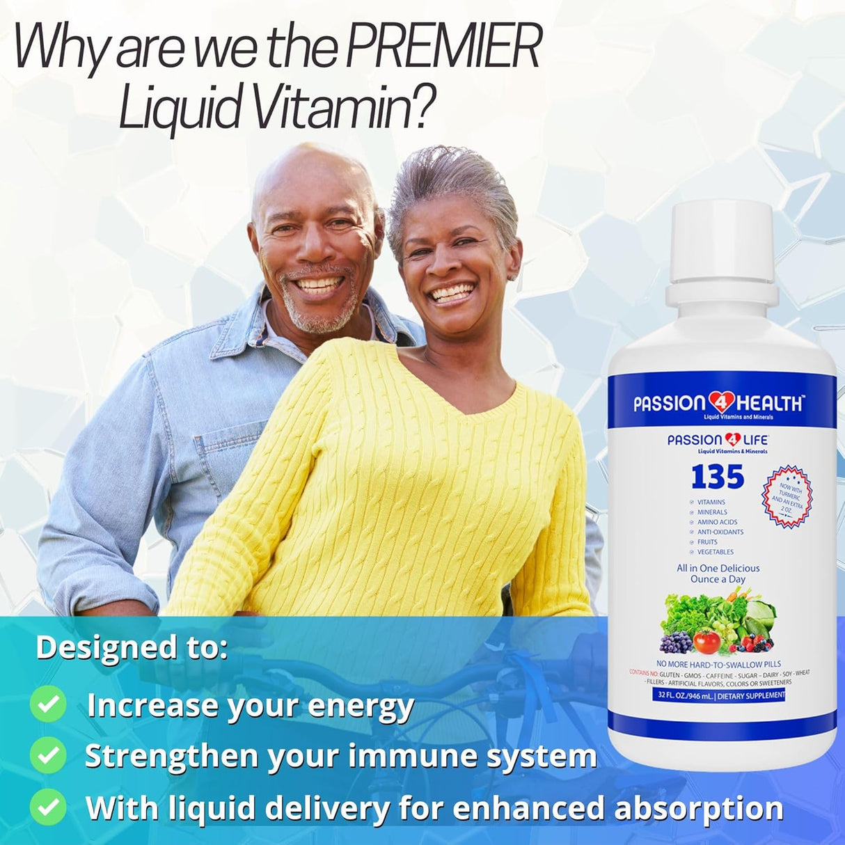 Suplemento multivitaminas mega líquidas oligominerales