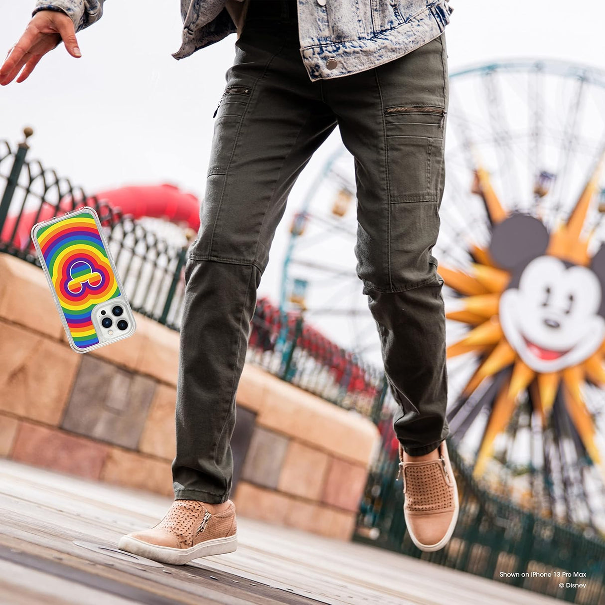 OtterBox Amazon Exclusive SYMMETRY SERIES - Funda para iPhone 12/12 Pro - DISNEY PRIDE