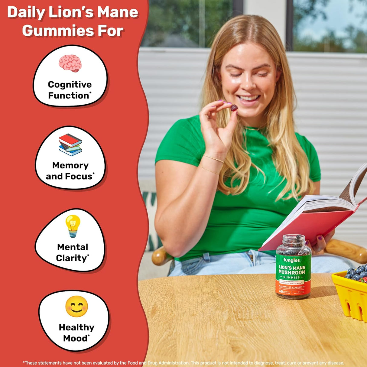 Suplementos Fungies Pack de gomitas de súper hongos Reishi