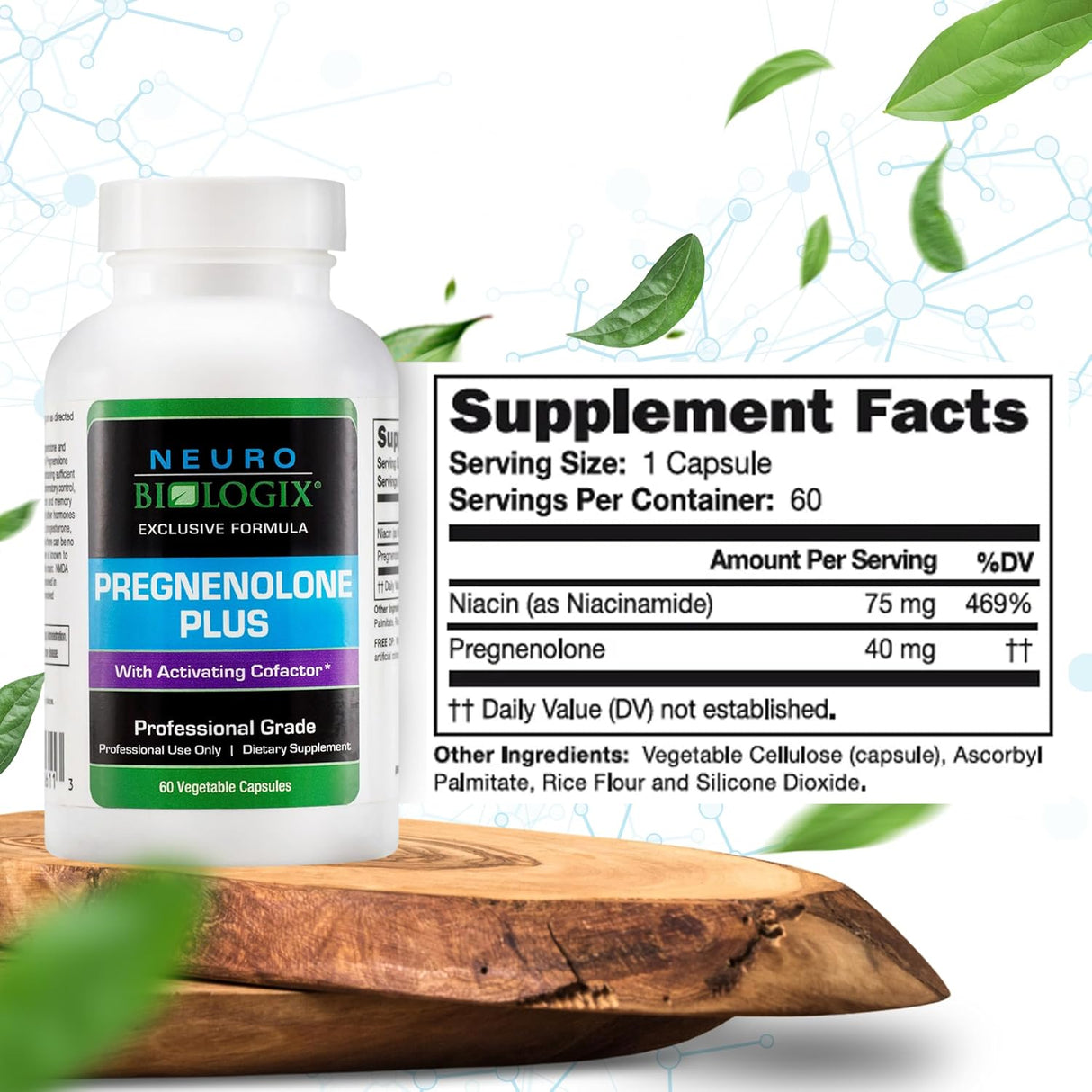 Suplemento de Pregnenolona Plus - Energía y Equilibrio Hormonal