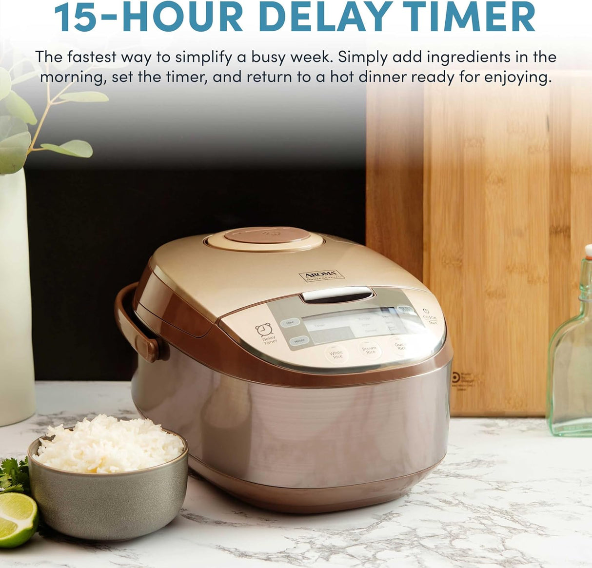 Arrozera Aroma 6 tazas, Cocinero lento, Multicooker ARC-6106