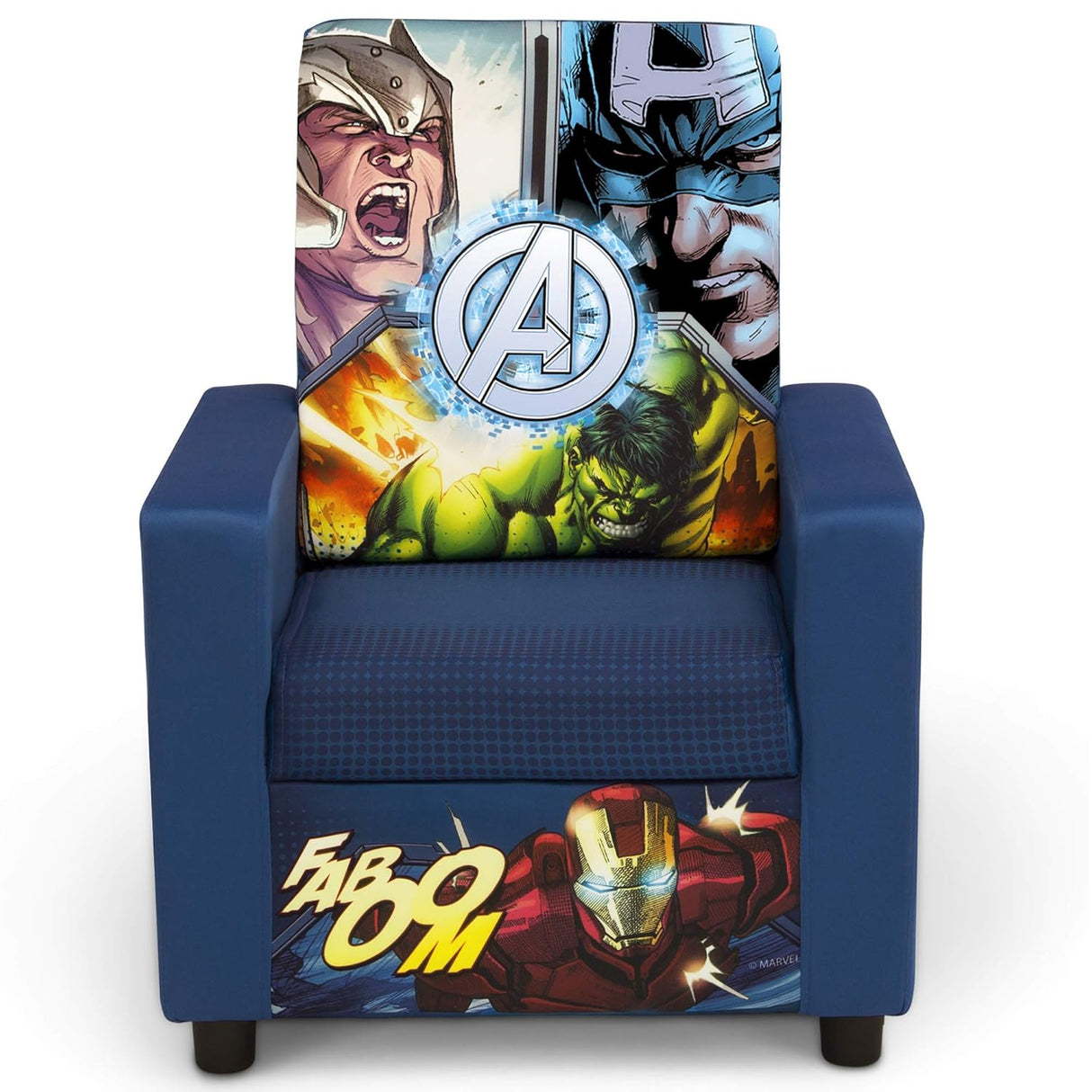 Silla tapizada con respaldo alto,Marvel Avengers de Delta Kids
