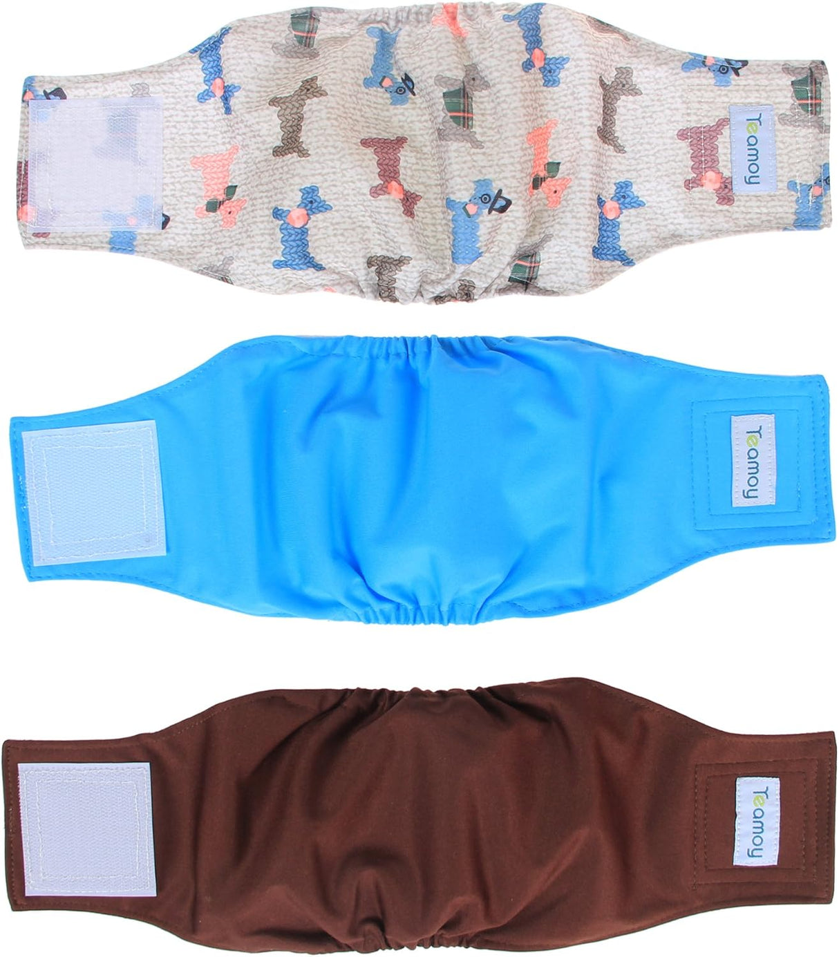 Pañales envolventes reusables para perros Teamoy