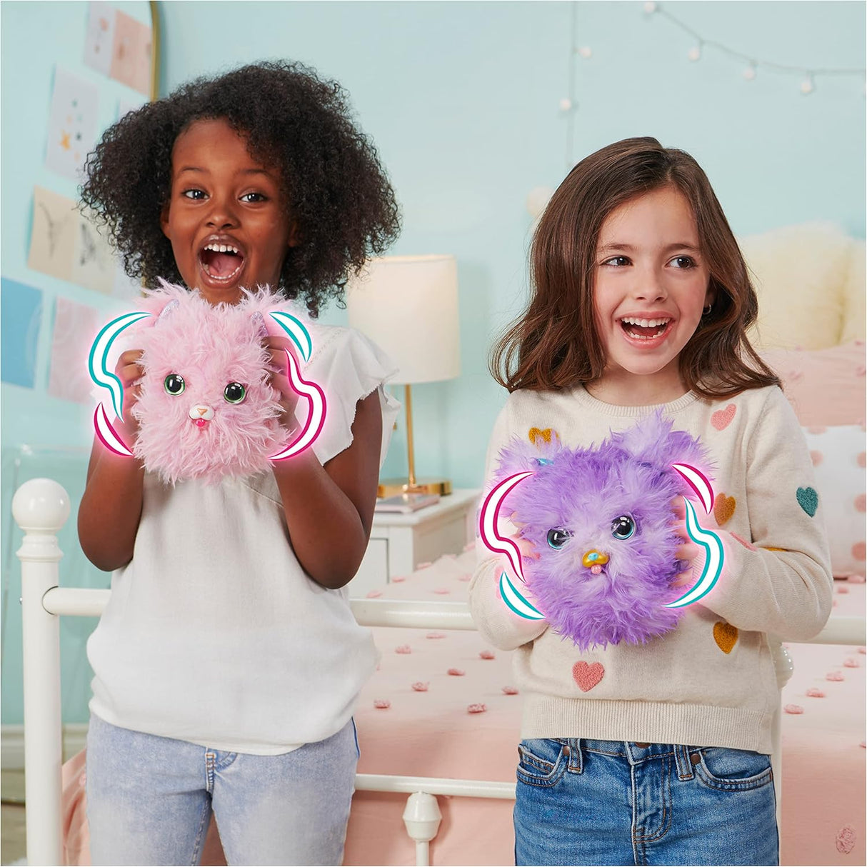 Peluche Pupper-Fluff Surprise Reveal más de 100 sonidos