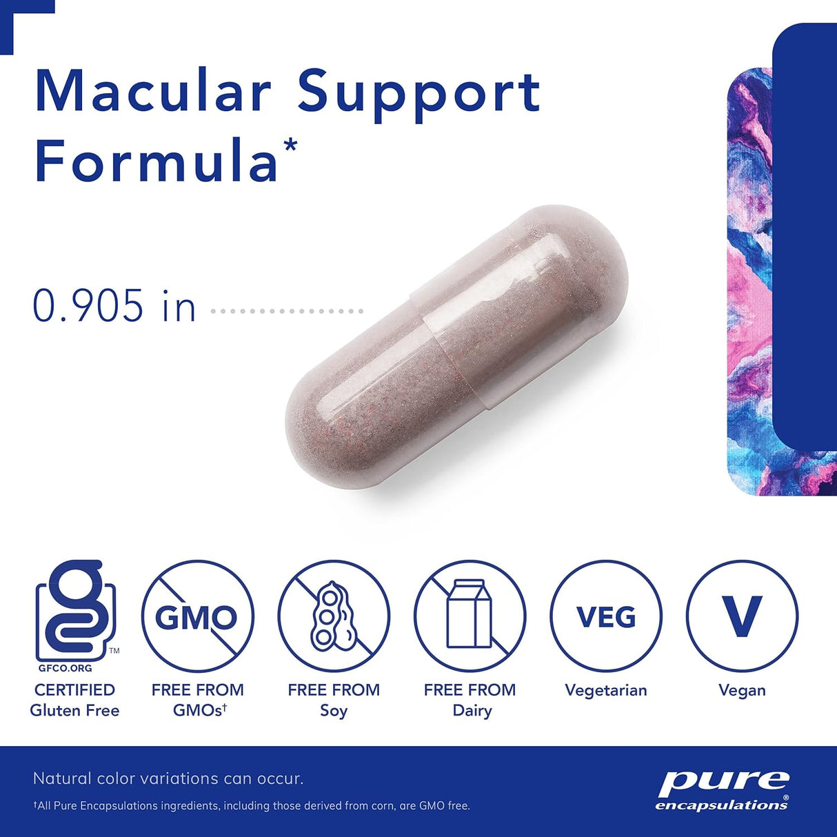 Suplemento Pure Encapsulations Fórmula de apoyo macular