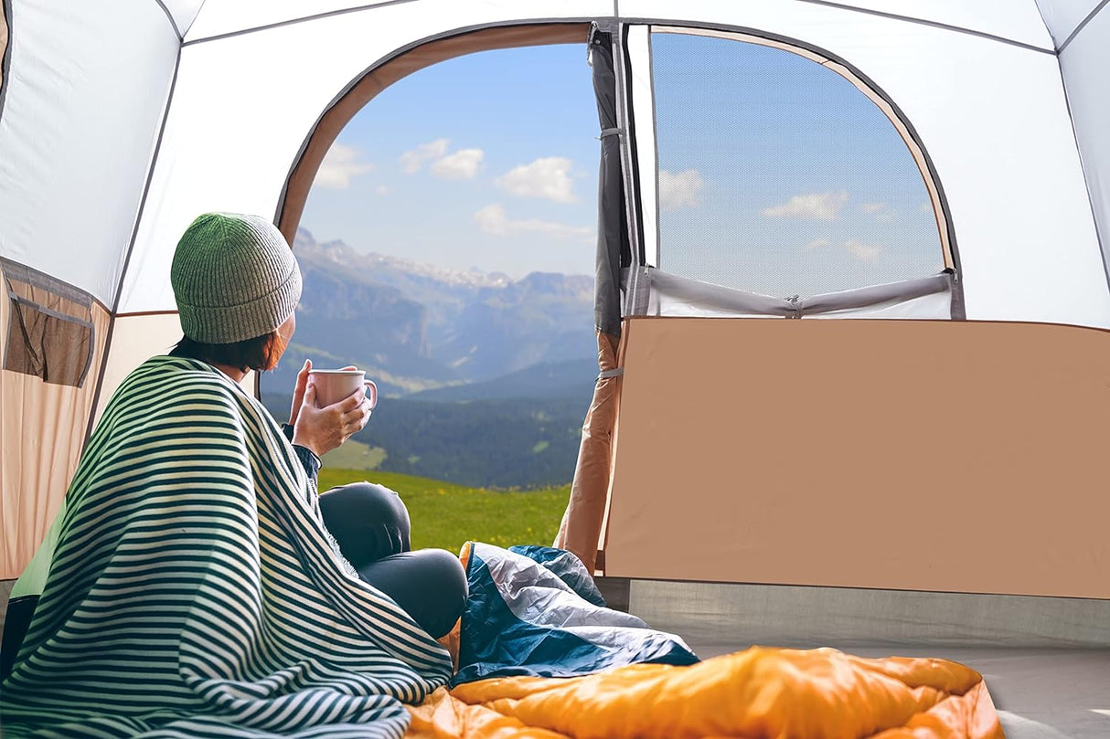 Tienda UNP: Carpa familiar 6 personas, impermeable y fácil montaje