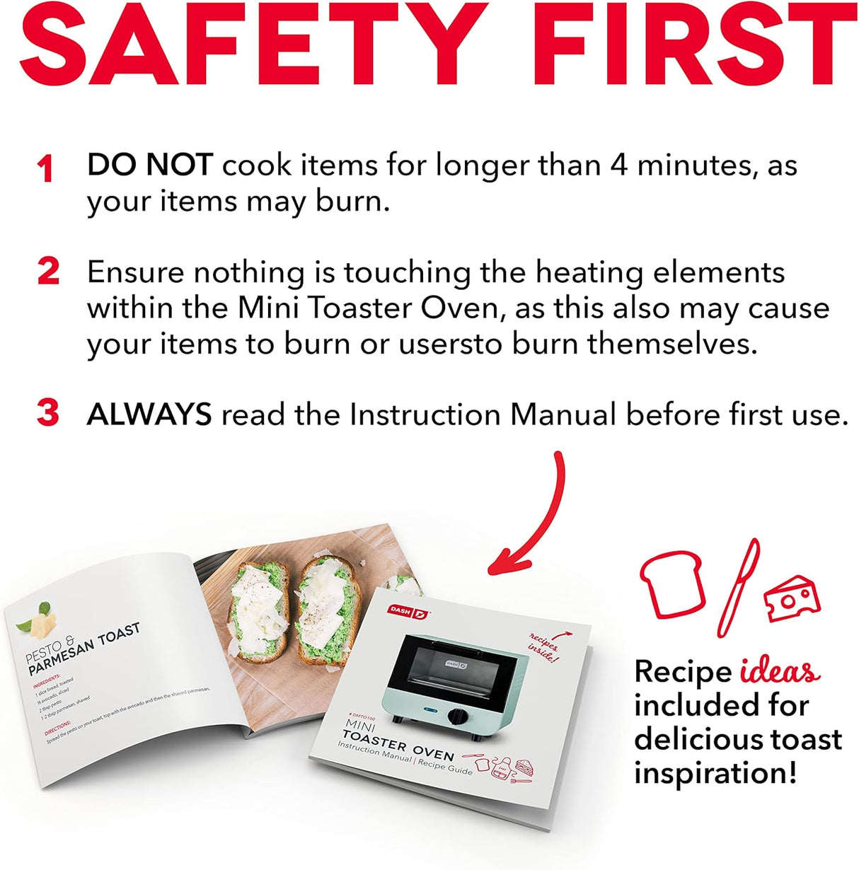 DASH Mini tostadora horno