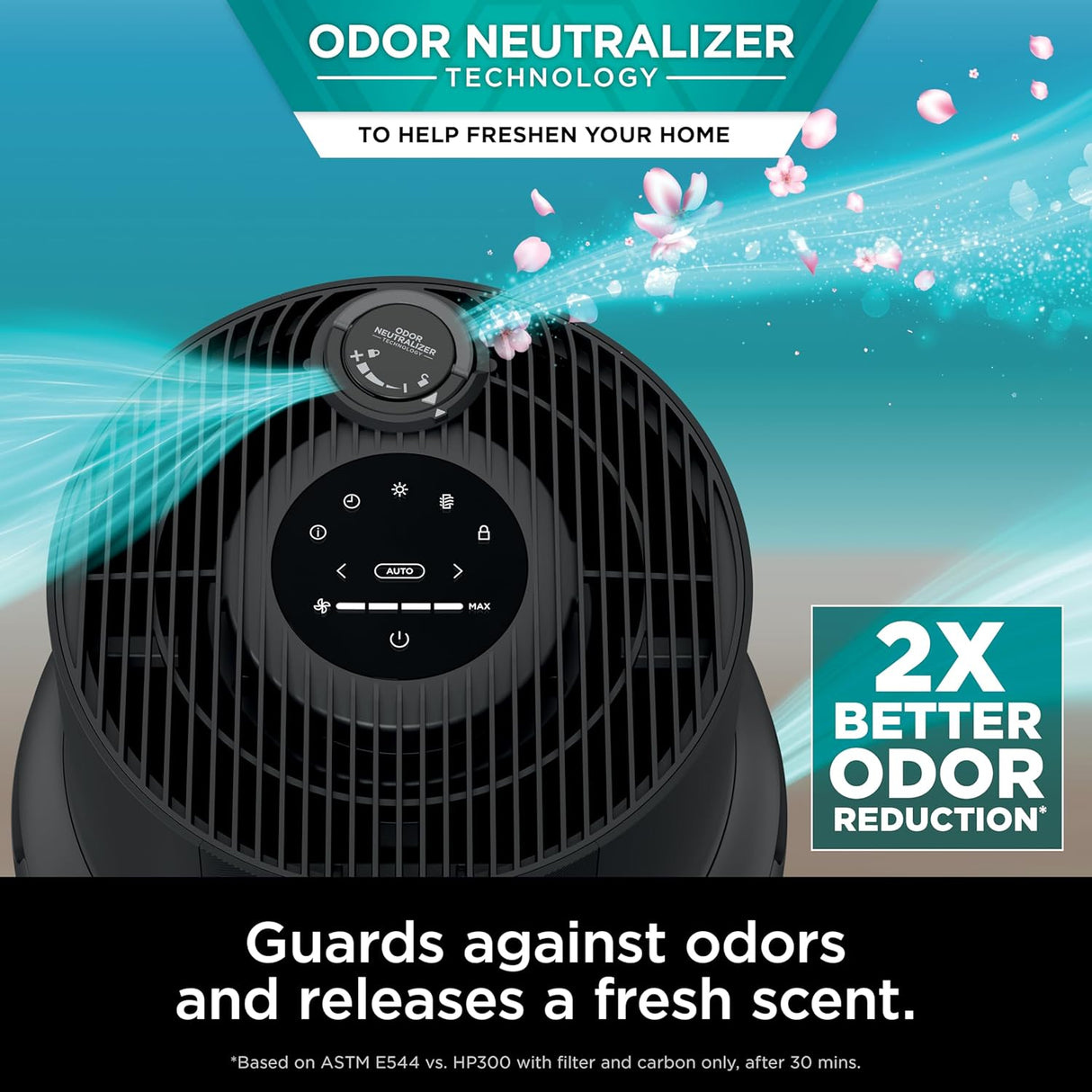 Purificador de aire Shark con filtro HEPA y tecnología Clean Sense