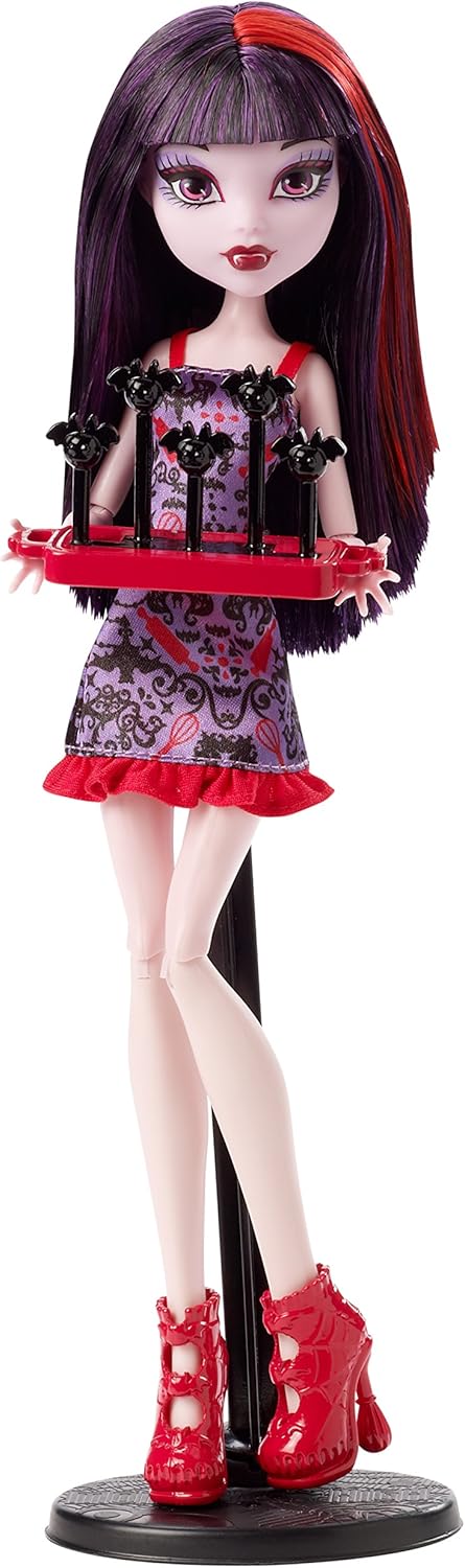 Muñeca Elissabat Ghoul Fair de Mattel, muñeca de colección CHW71