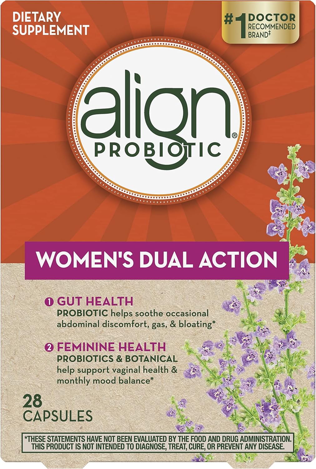 Suplemento Los probióticos de doble acción para mujer 28cáp