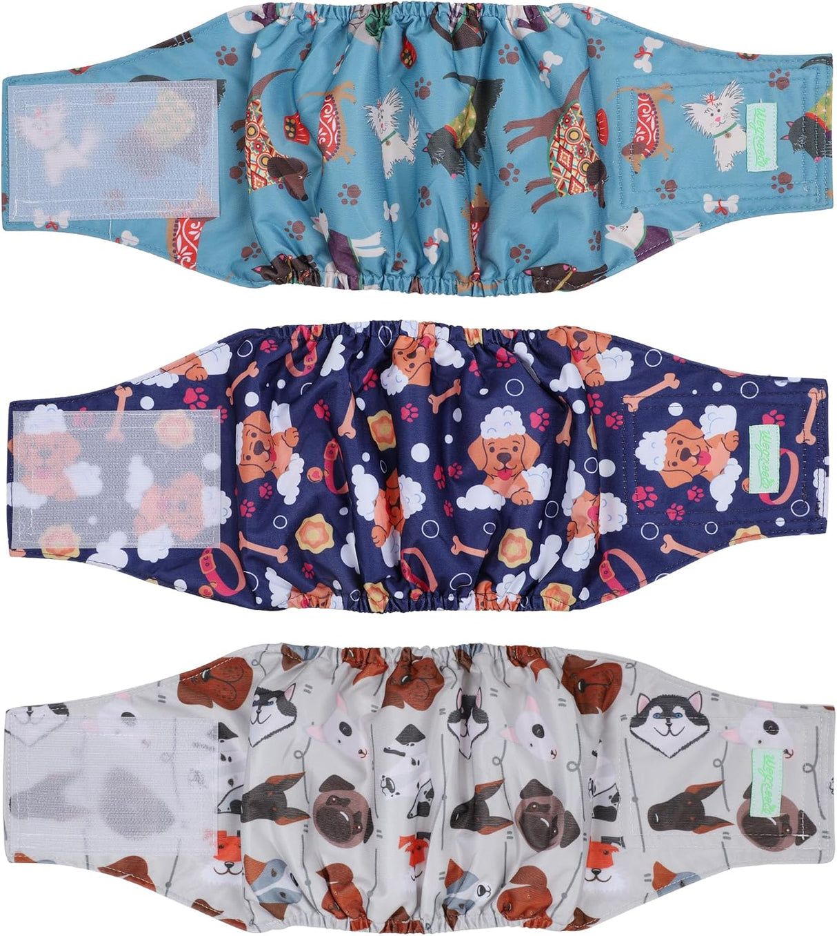 wegreeco Pañales lavables para vientre para perros paquete