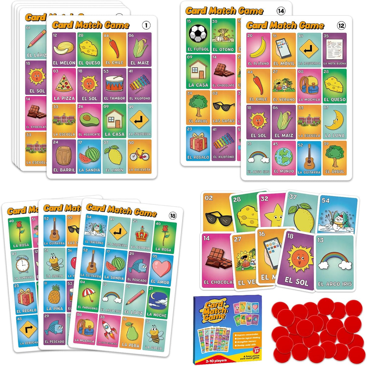 Lotería Mexicana: Bingo, Juegos Educativos y de Mesa para Niños