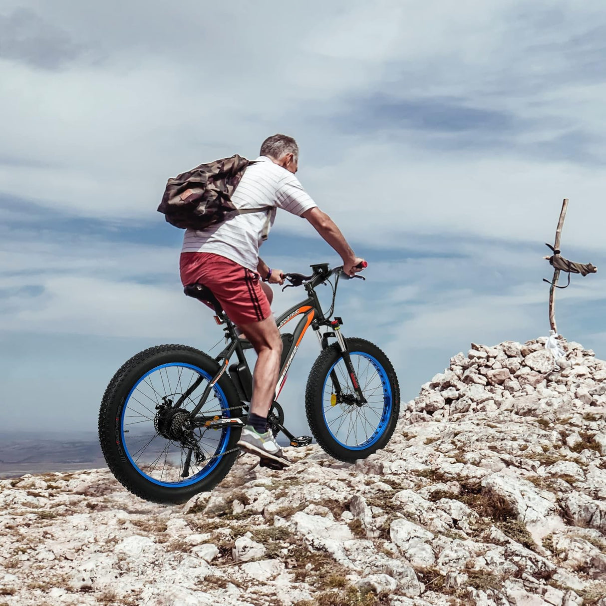 Bicicleta Eléctrica ECOTRIC 26” 500W, Batería 36V/12.5AH