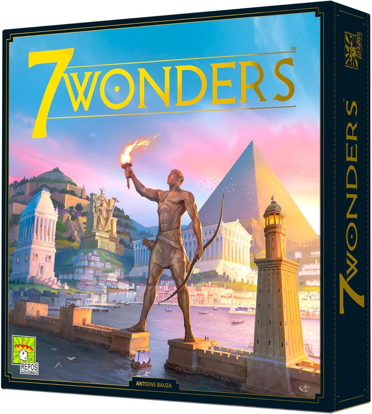 Juego de Mesa 7 Wonders, Repos Production, Estrategia, 3-7 Jugadores