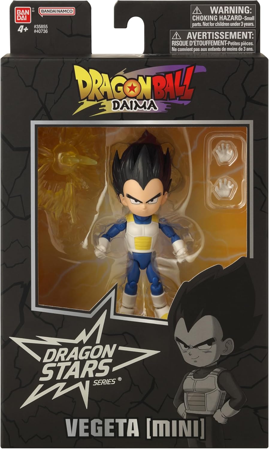 Figura de acción Mini Vegeta, Dragon Ball DAIMA, 5