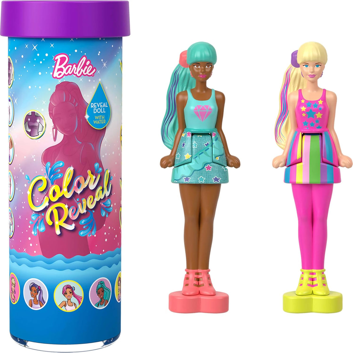 Muñecas Mini BarbieLand Revelación, 1.5 pulgadas, 5-Pack